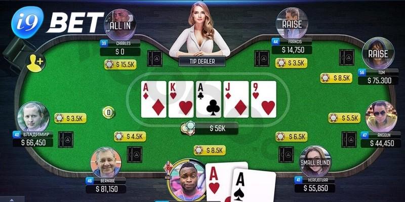 Bài Poker I9BET – Cuộc Chơi Trí Tuệ Của Những Cao Thủ Thực Thụ Hướng dẫn cách tham gia chơi bài poker I9BET