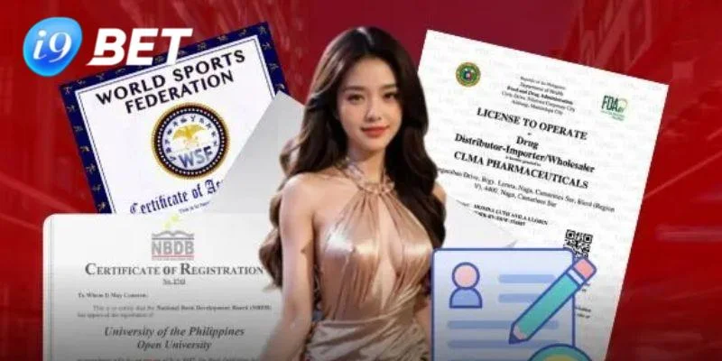 I9BET I9BET được chứng nhận bởi nhiều tổ chức uy tín